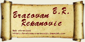 Bratovan Repanović vizit kartica